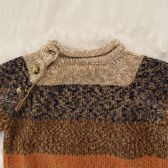 B.U.M. Equipment Colourblock Raglan Knitted Sweater 12 Months - Picture 5 of 8